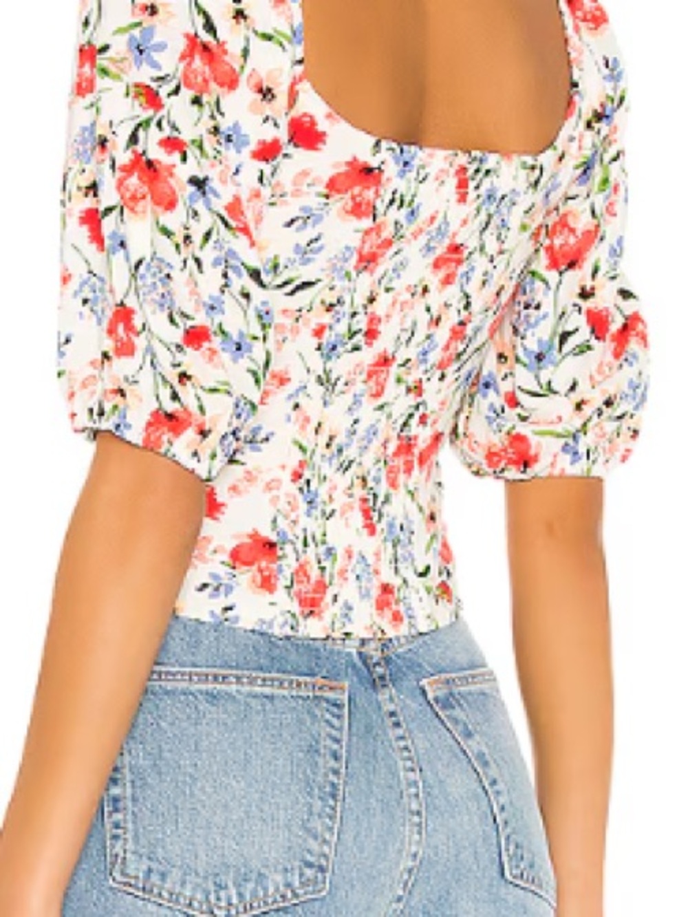 ASTR the Label Hook & Eye Square Neck Top - Picture 3 of 13